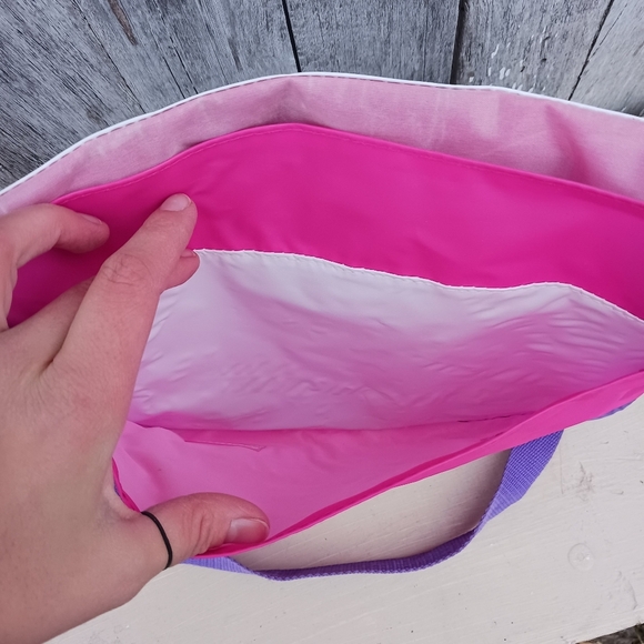 Disney Winnie The Pooh Plastic Crossbody Satchel Bag Pink School Everyday Casual - Picture 9 of 15